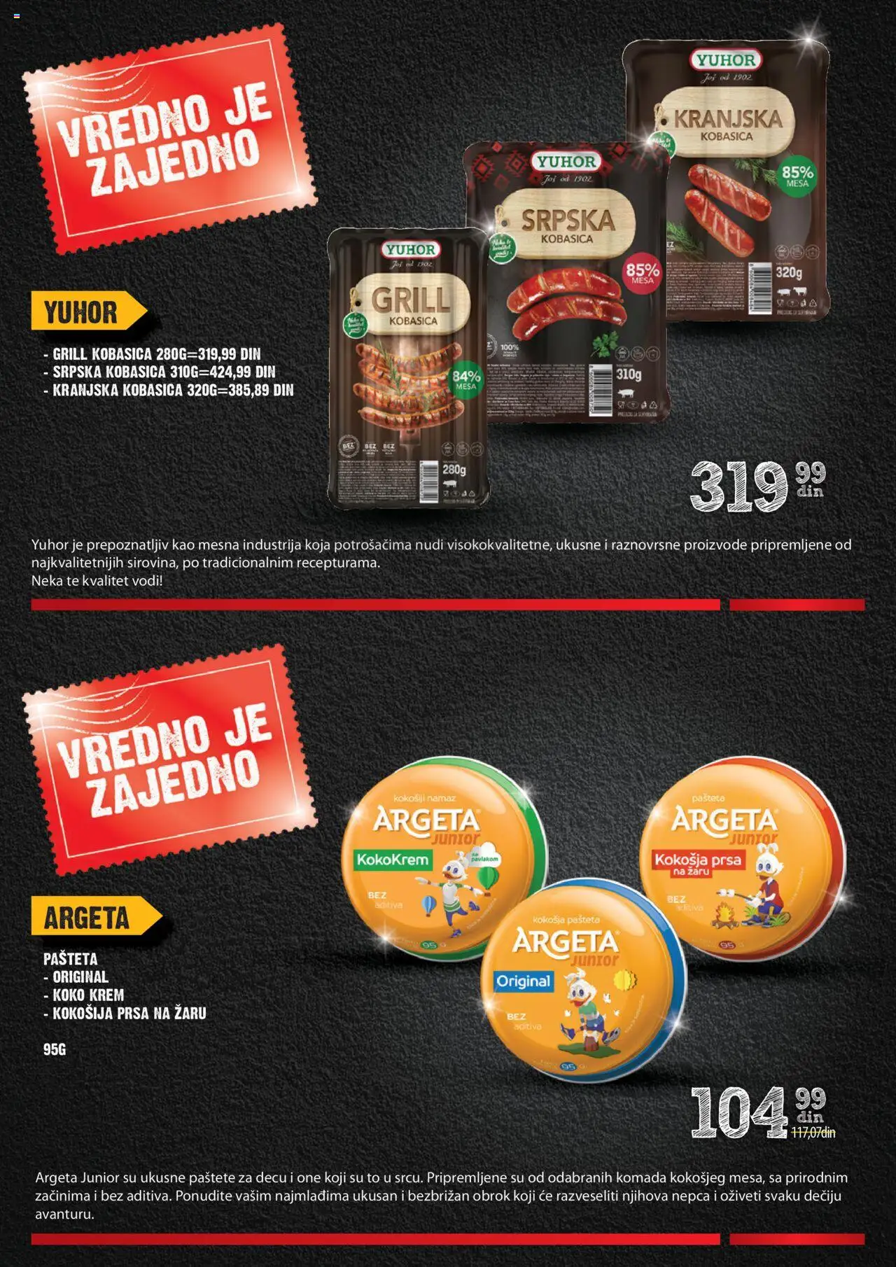 Idea katalog - važi od 18.09.2025 | Strana: 4 | Proizvode: Kobasica, Pašteta