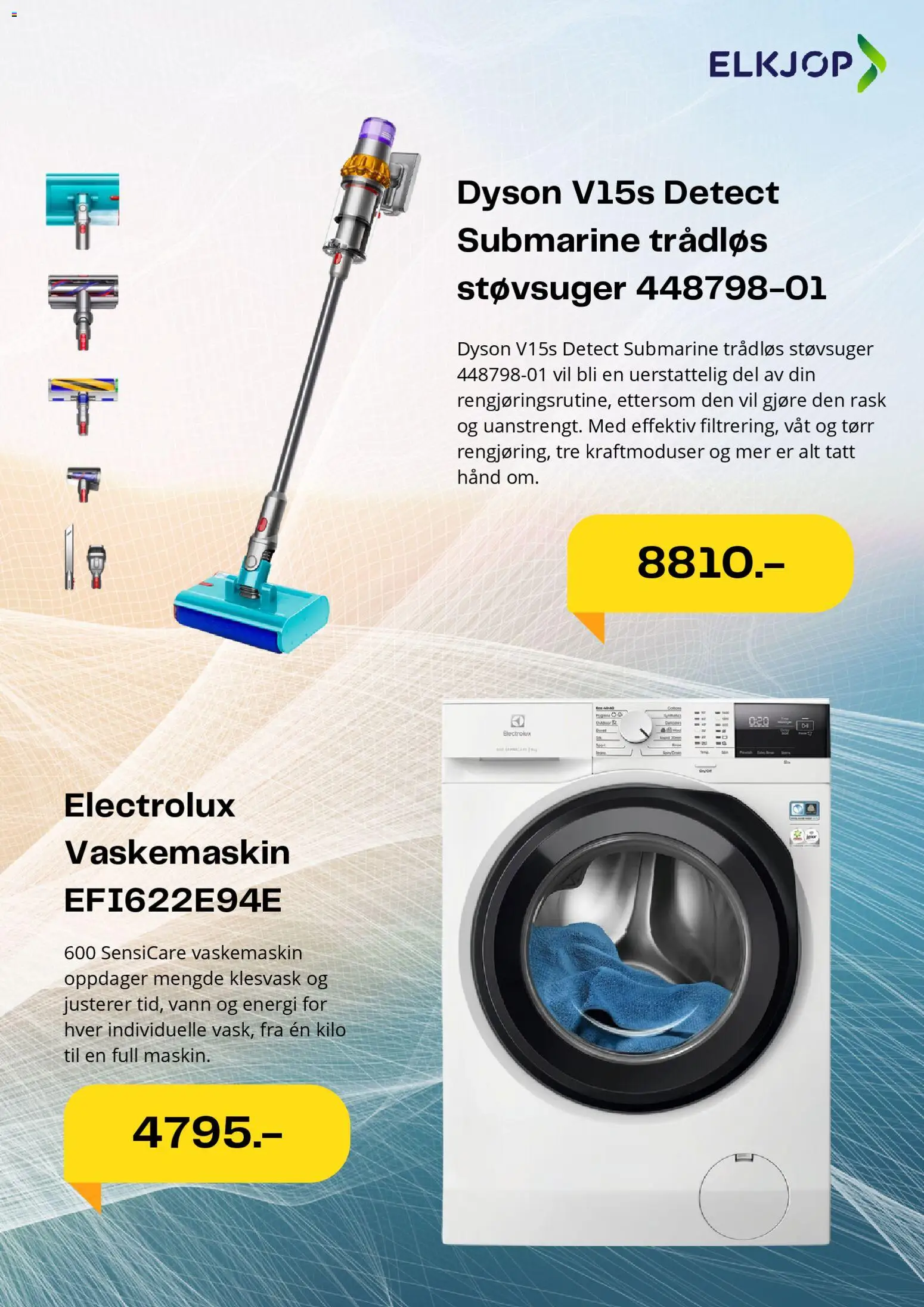 {H1} | Side: 4 | Produkter: Vaskemaskin, Støvsuger, Вермішель