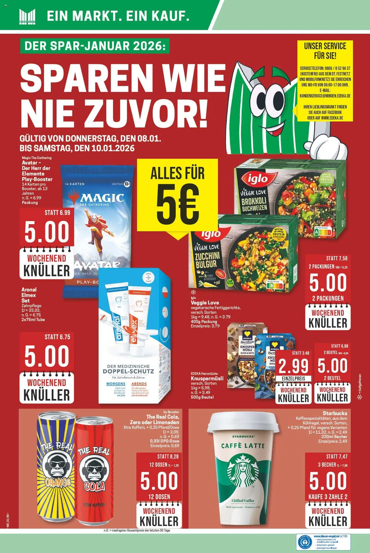 Marktkauf Prospekt 	 – gültig ab 05.01.2026 | Seite: 32 | Produkte: Musli, Cola, Brokkoli, Zucchini