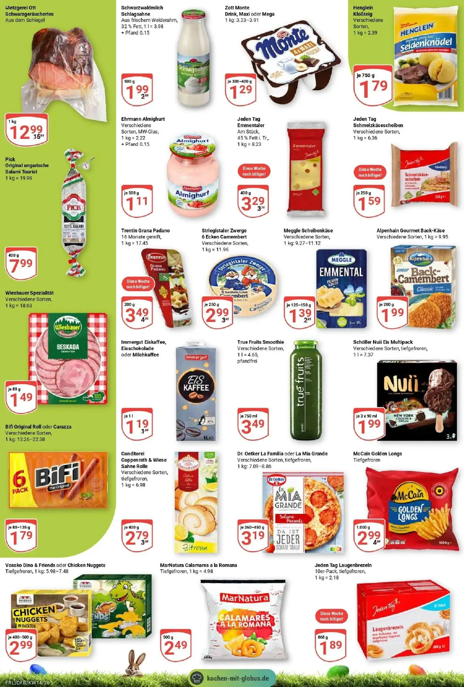 Globus prospekt Freilassing	 – gültig ab 30.03.2026 | Seite: 9 | Produkte: Nuii eis, Ehrmann almighurt, Schlagsahne, Zitrone