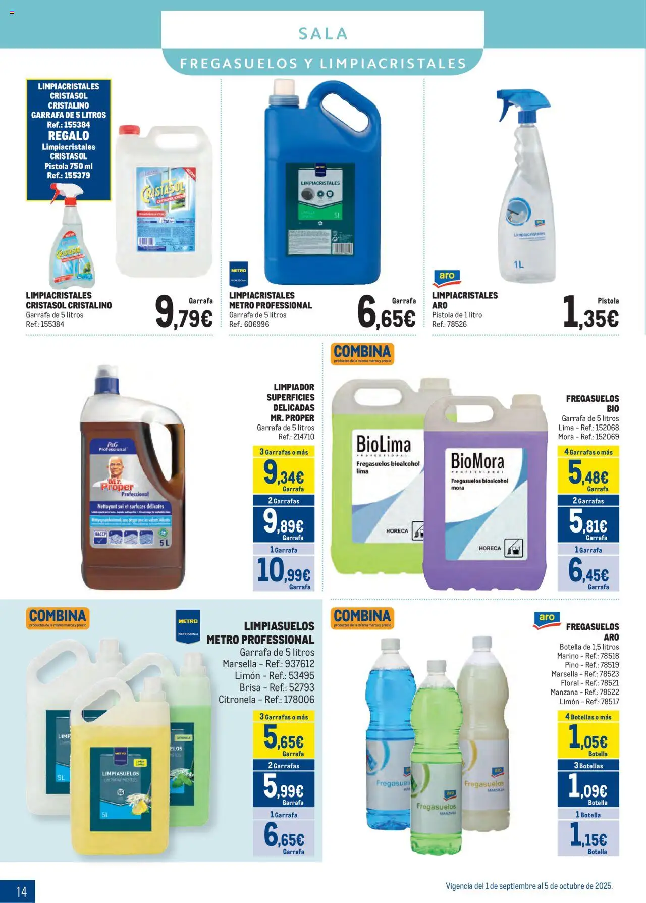 Makro - Especial Limpieza Canarias │ válido desde el 01.09.2025 | Página: 14 | Productos: Lima, Limpiacristales, Manzana