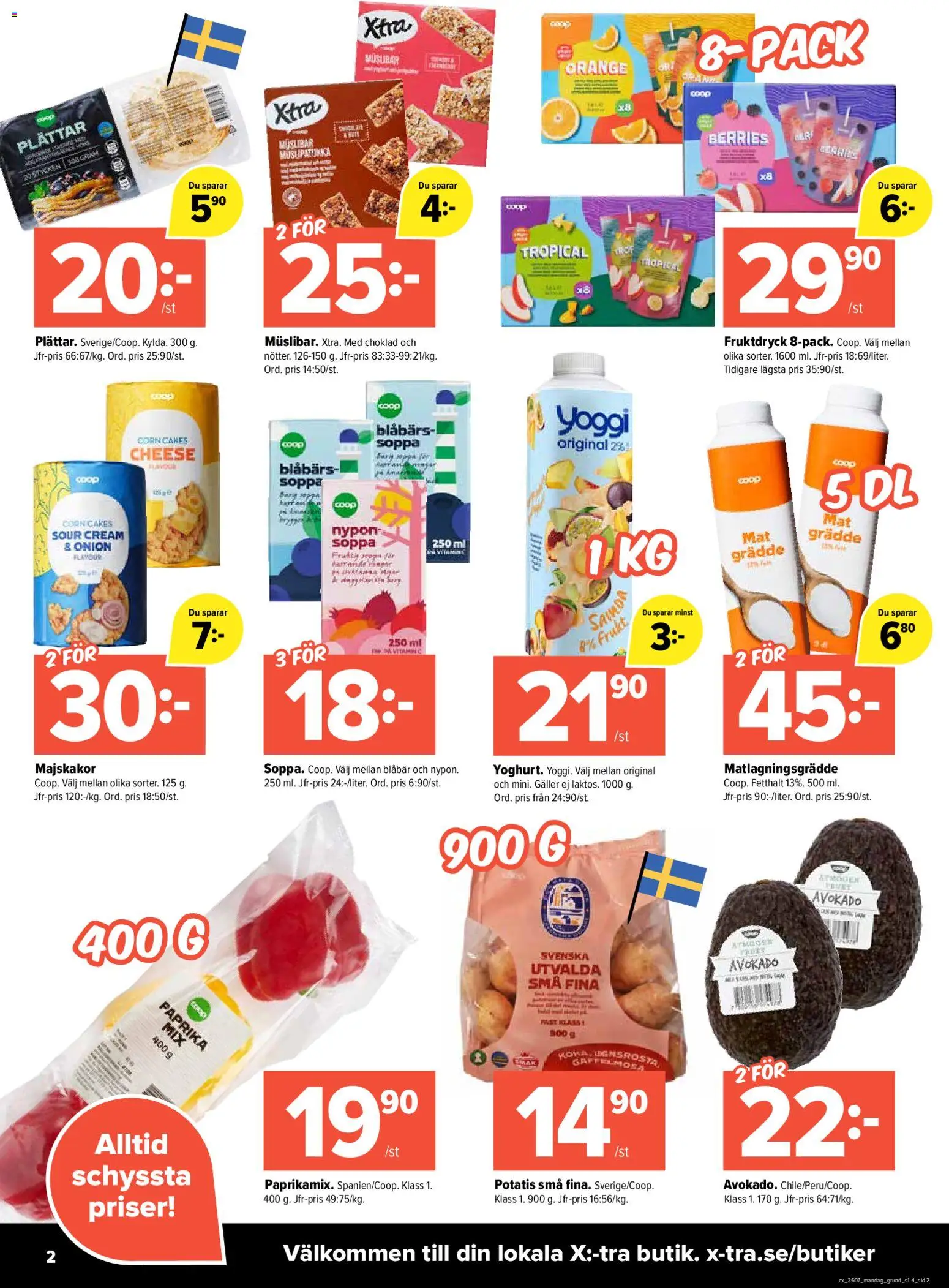 Coop X:-TRA reklamblad aktuell från 09.02.2026 | Sida: 2