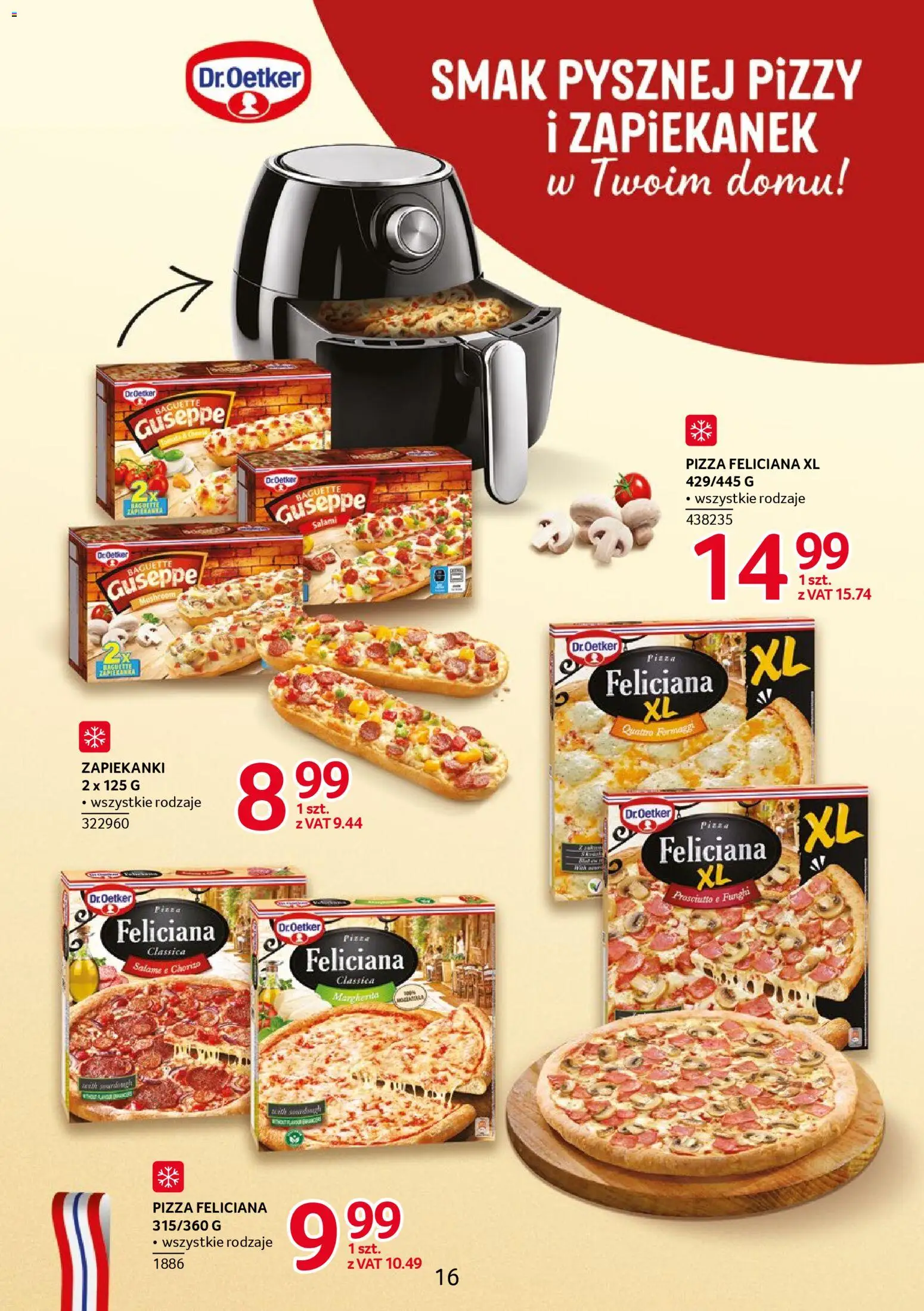 Selgros cash&carry gazetka - Markowe produkty od 26.03.2026 | Strona: 16 | Produkty: Prosciutto, Salami, Pizza, Zapiekanki
