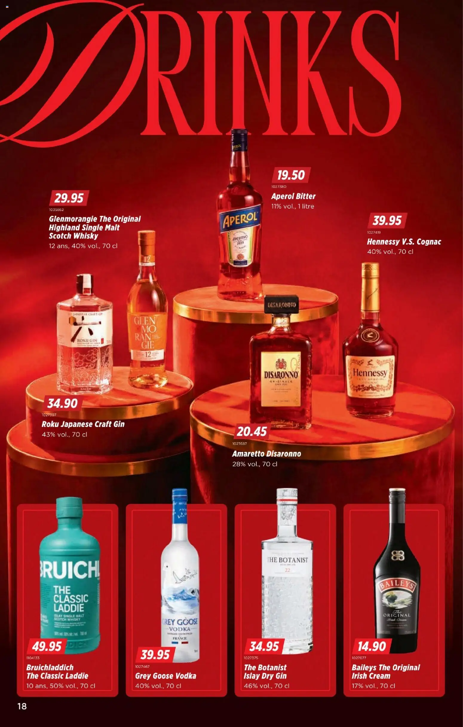 Denner aktionen FR – gültig ab 26.03.2026 | Seite: 18 | Produkte: Gin