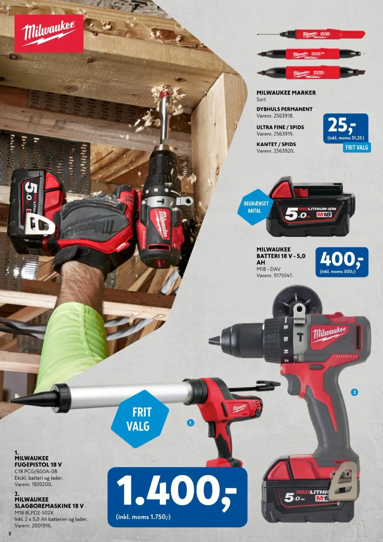 Davidsen tilbudsavis – gyldig fra 08.05.2026 | Side: 2 | Produkter: Batterier, Batteri