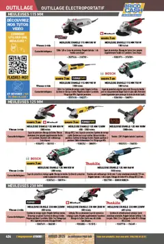 Brico Cash - Prévisualisation de Brico Cash catalogue valide à partir de 04.04.2025 | Page: 424 | Produits: Vidéo, Câble, Meuleuse, Clé