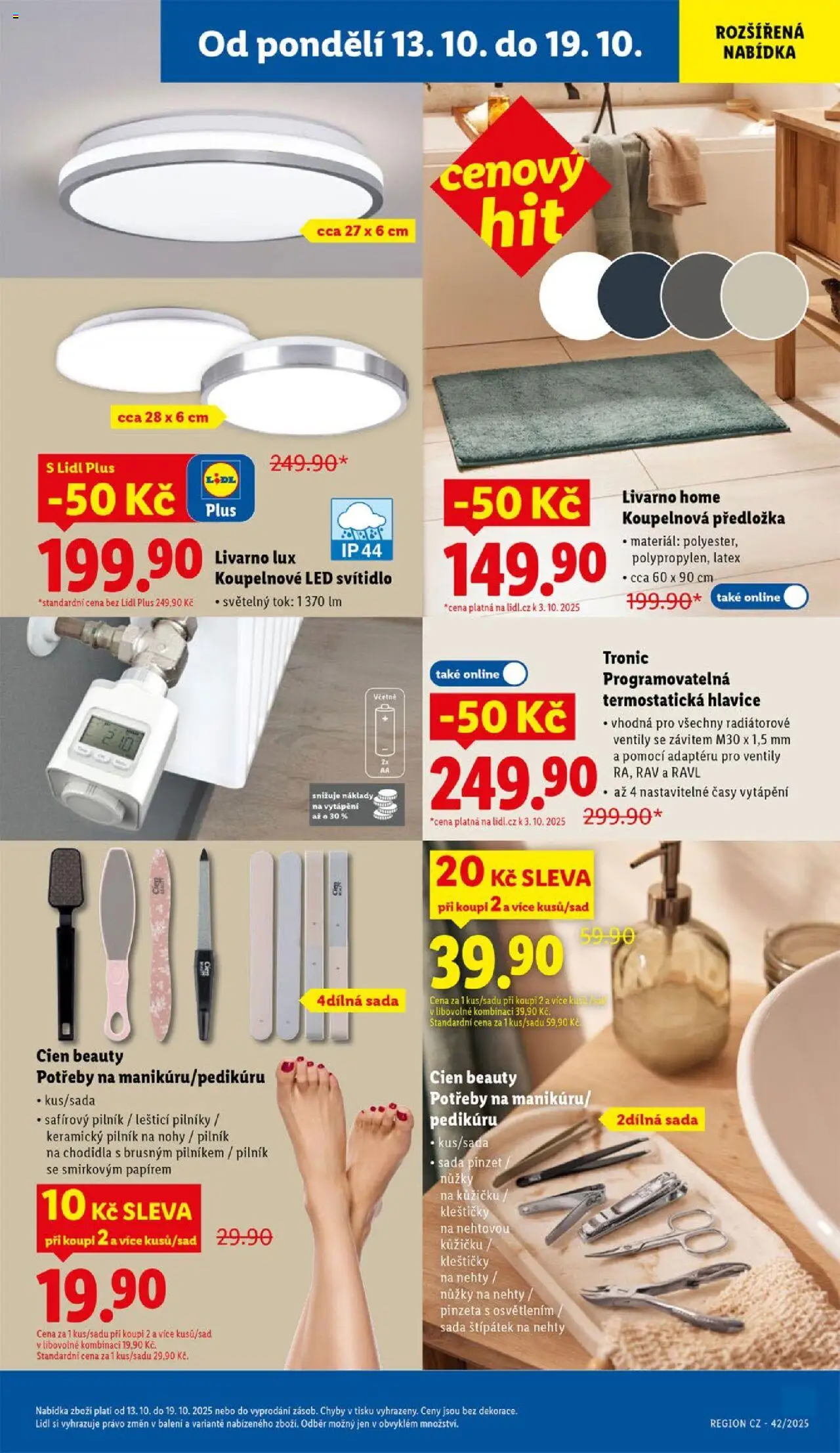 Lidl leták od 13.10.2025 | Strana: 37 | Produkty: Nůžky, Nůžky na nehty, Nehty, LED