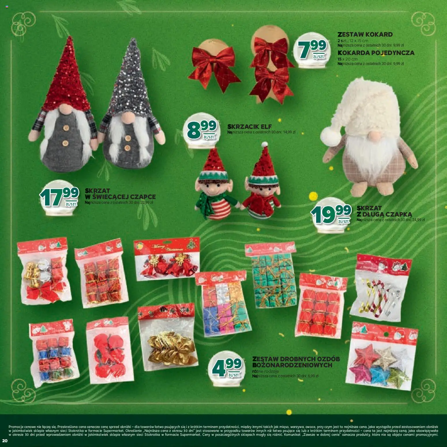 Stokrotka Gazetka - Boże Narodzenie od 11.12.2025 | Strona: 20 | Produkty: Czapka, Stokrotka