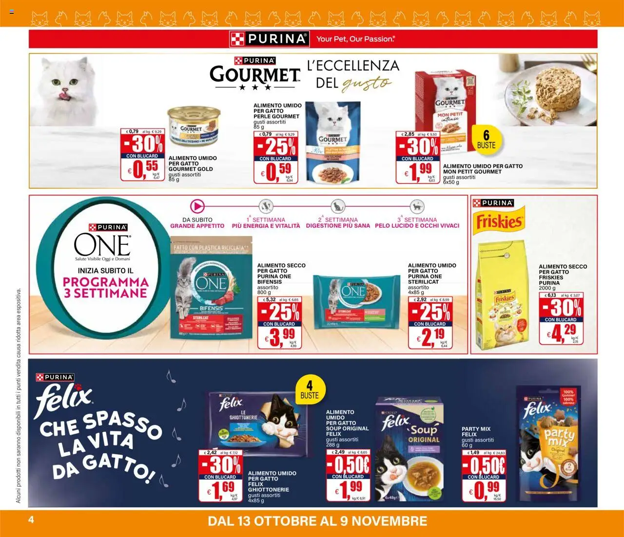 Volantino Il Gigante del 13.10.2025 | Pagina: 4 | Prodotti: Pesce