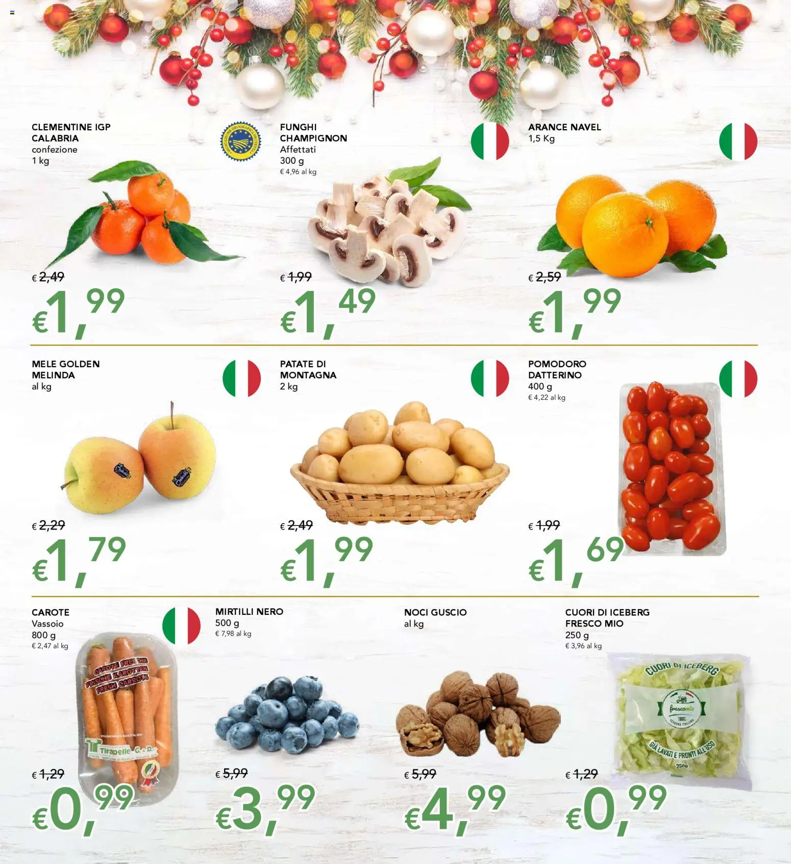 Volantino Migross del 18.12.2025 | Pagina: 2 | Prodotti: Patate, Pomodoro, Funghi, Vassoio