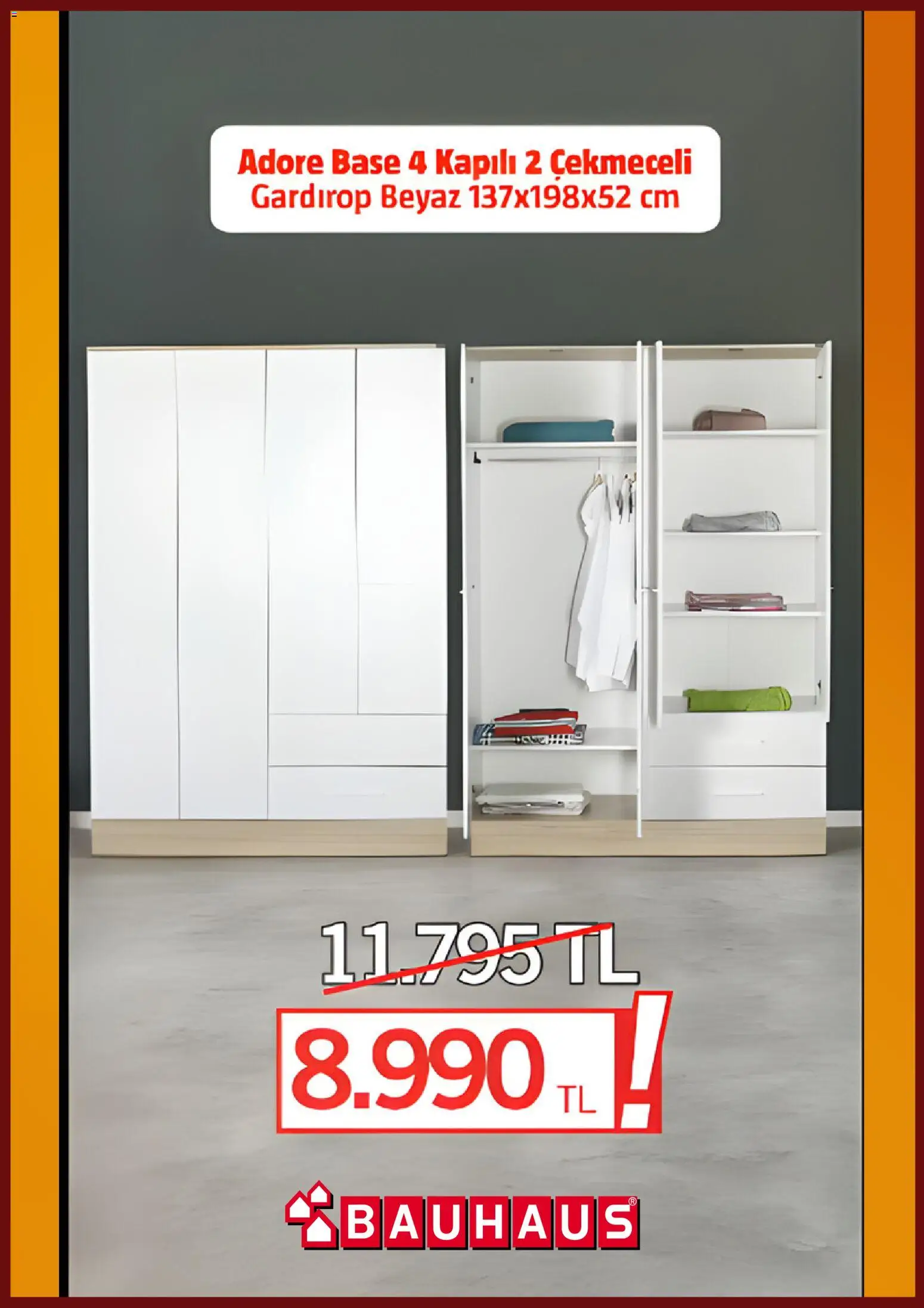 Bauhaus Black Friday - 14.11.2025 tarihinden itibaren geçerlidir | Sayfa: 7 | Ürünler: Gardırop