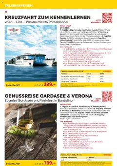 Billa Kreuzfahrten Rundreisen Erlebnisreisen 7/8-2025 ab 04.07.2025 gültig | Seite: 22 | Produkte: Uhr