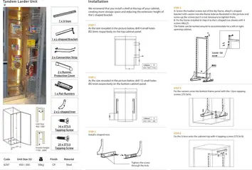 Gelmar - Tandem Larder Unit │ valid from 12.02.2024 | Page: 2 | Products: Frame, Iron, Drill, Shelf