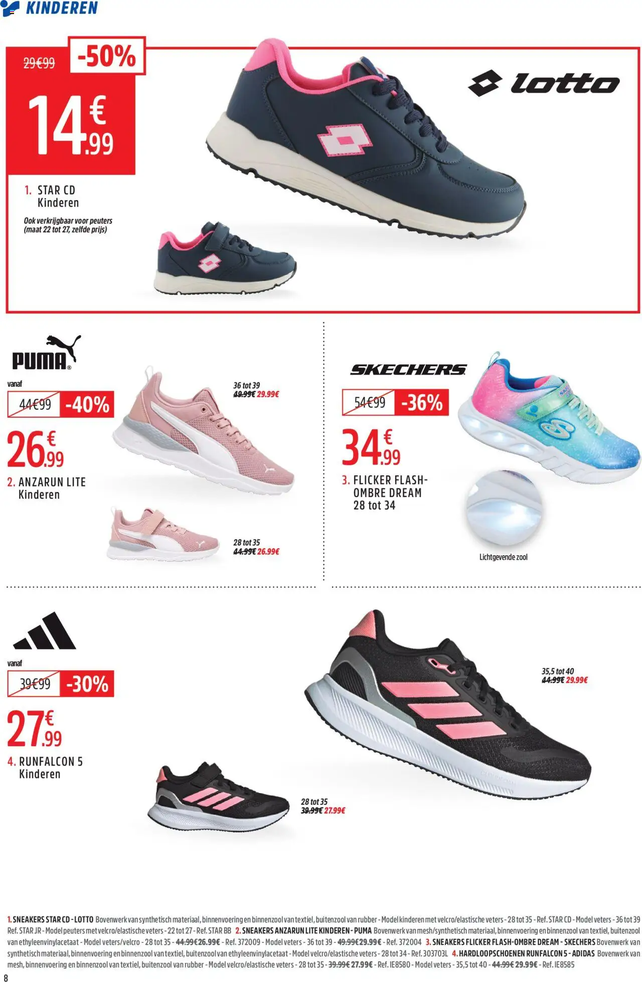  | Pagina: 8 | Producten: Sneakers