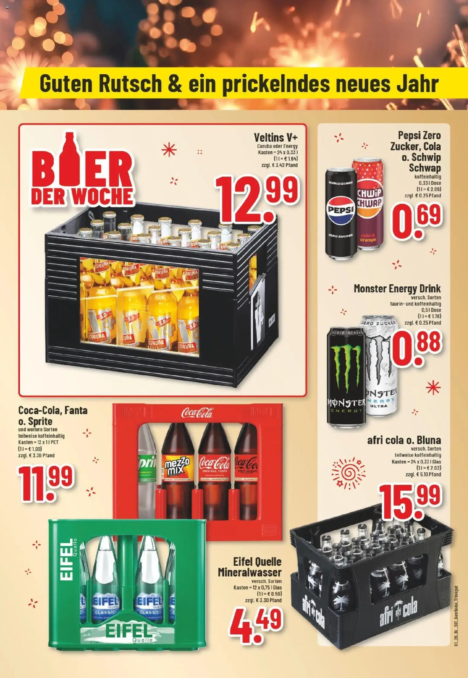Edeka prospekt Everswinkel	 – gültig ab 28.12.2025 | Seite: 13 | Produkte: Sprite, Energy, Zucker, Pepsi