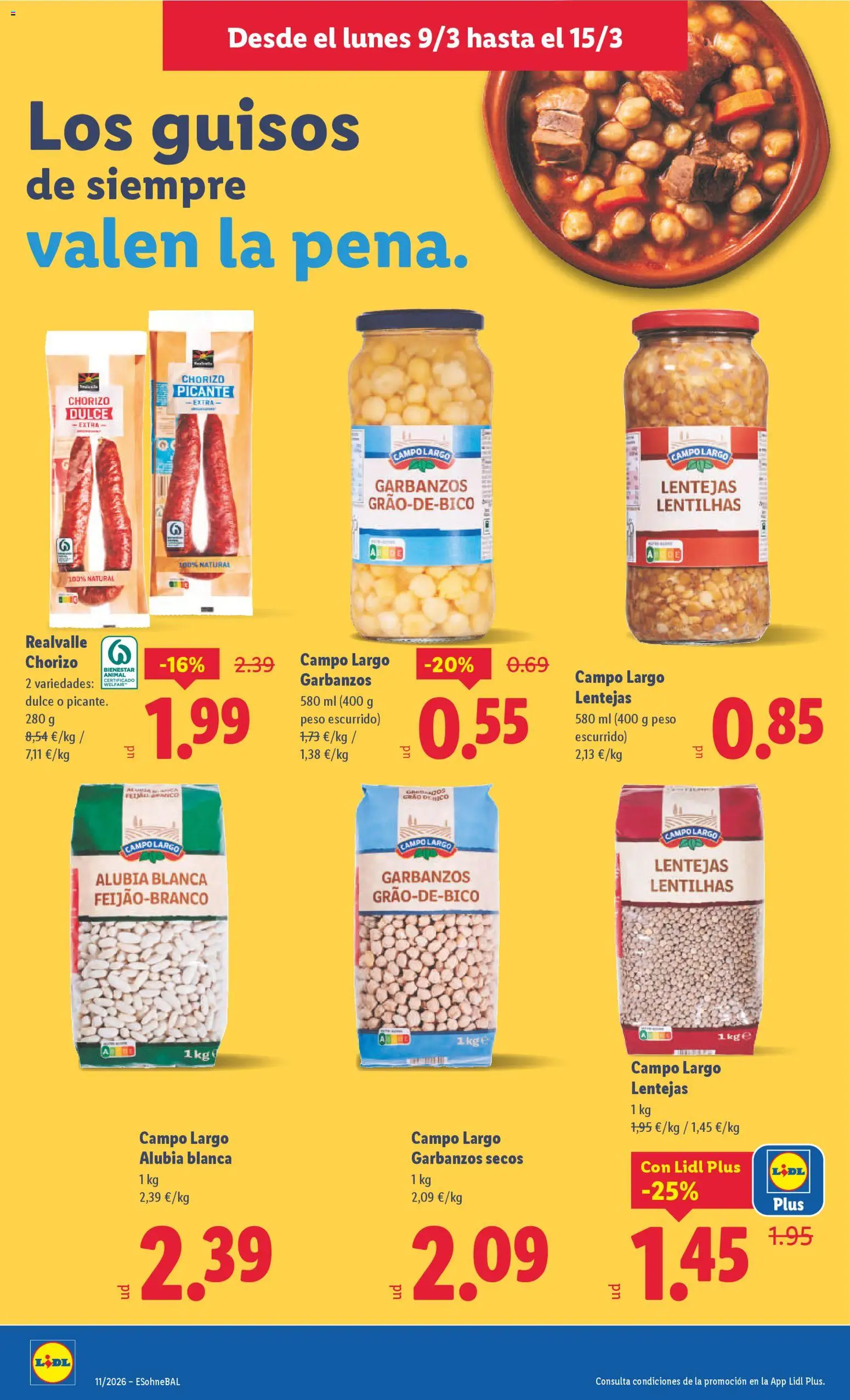 Lidl folleto │ válido desde el 09.03.2026 | Página: 18 | Productos: Peso