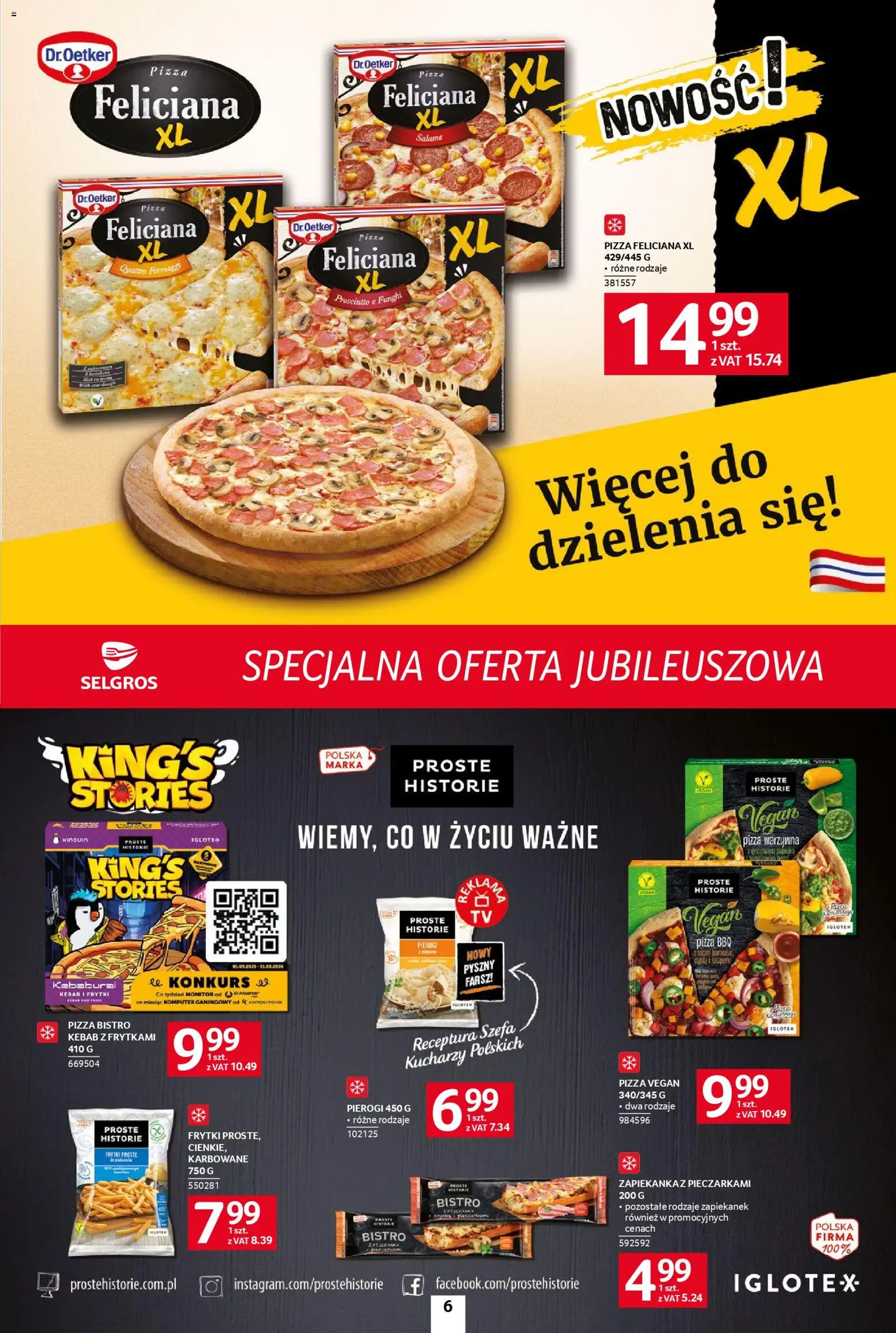 Selgros cash&carry Gazetka - Specjalna oferta jubileuszowa od 06.11.2025 | Strona: 6 | Produkty: Komputer, Pierogi, Prosciutto, Salami
