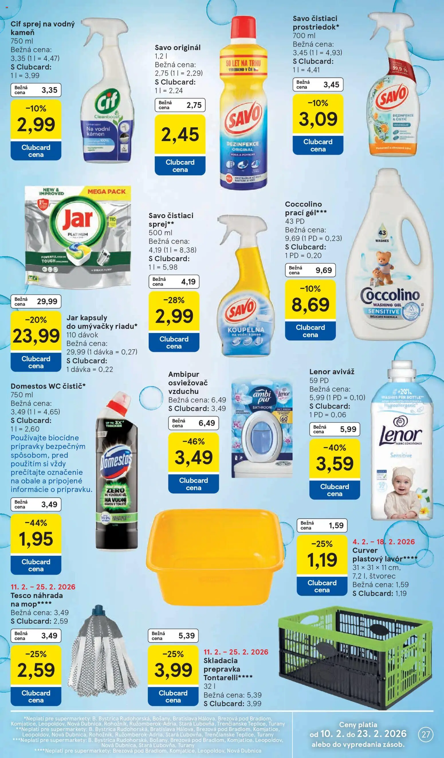 Nové Tesco akcie – leták je platný od 11.02.2026 | Strana: 27