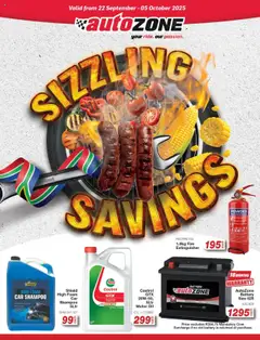 AutoZone specials catalogue – valid from 22.09.2025