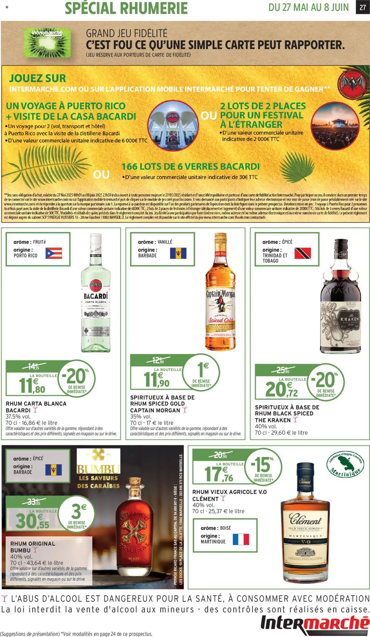  | Page: 28 | Produits: Ricard, Rhum, Captain Morgan, Thé