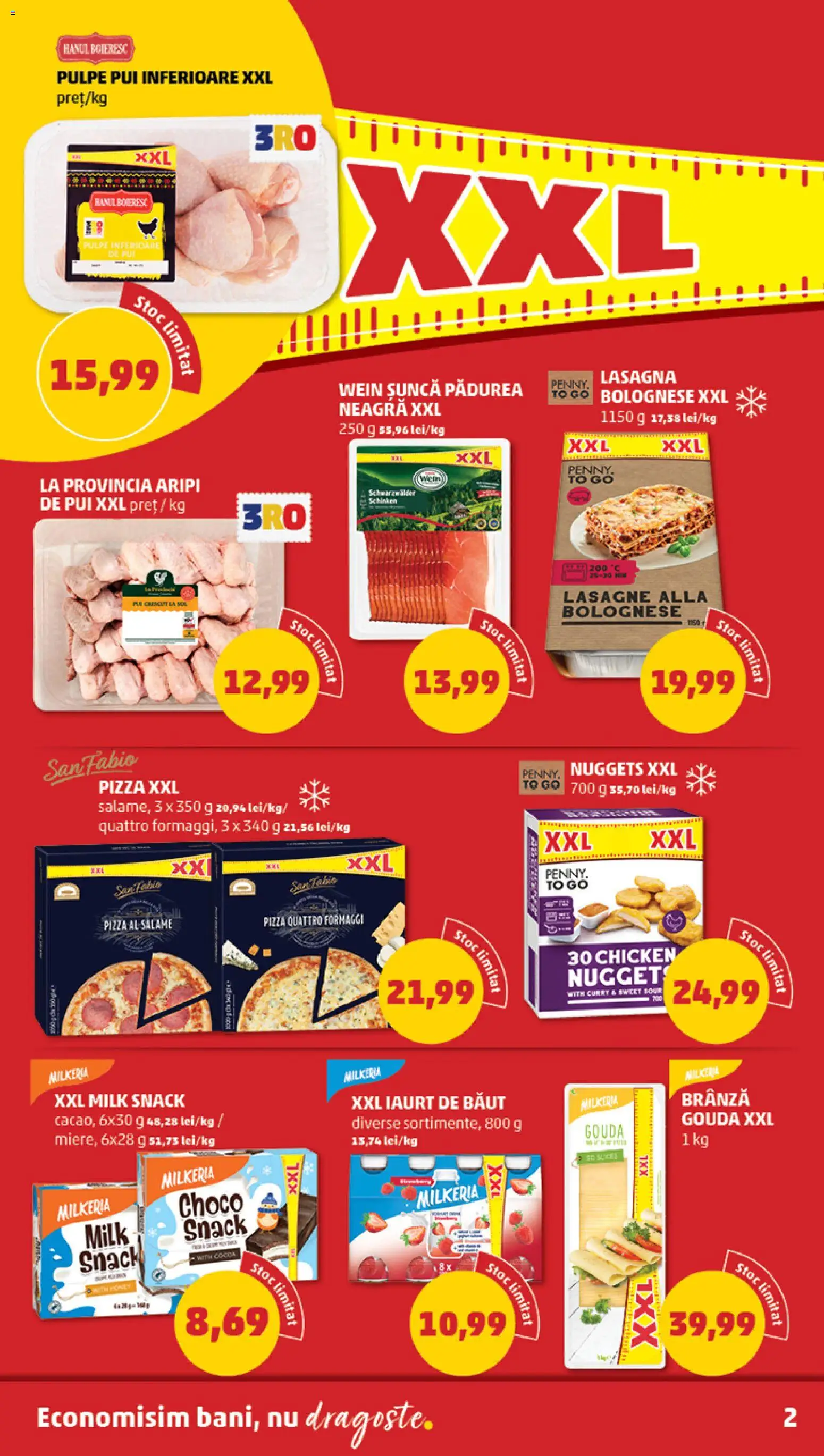 Noul catalog PENNY – valabil de la 18.02.2026 | Pagină: 2 | Produse: Hacıyatmaz Kedi Oyuncağı, Lasagna, Brânză, Pizza