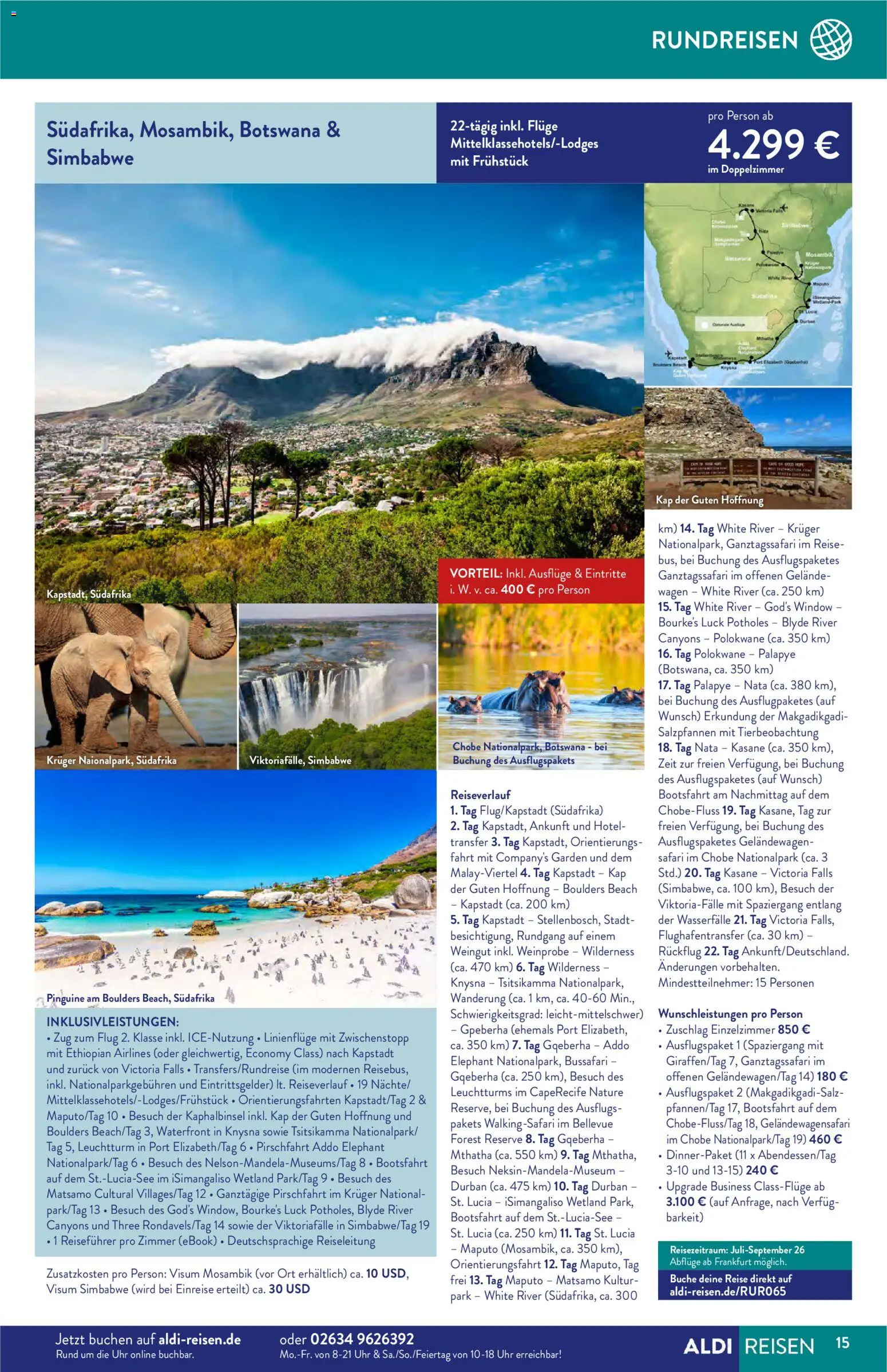 Aldi Reisen Prospekt 	 – gültig ab 01.04.2026 | Seite: 15
