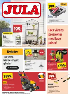 Forhåndsvisning av Jula kundeavis gyldig fra 09.04.2026