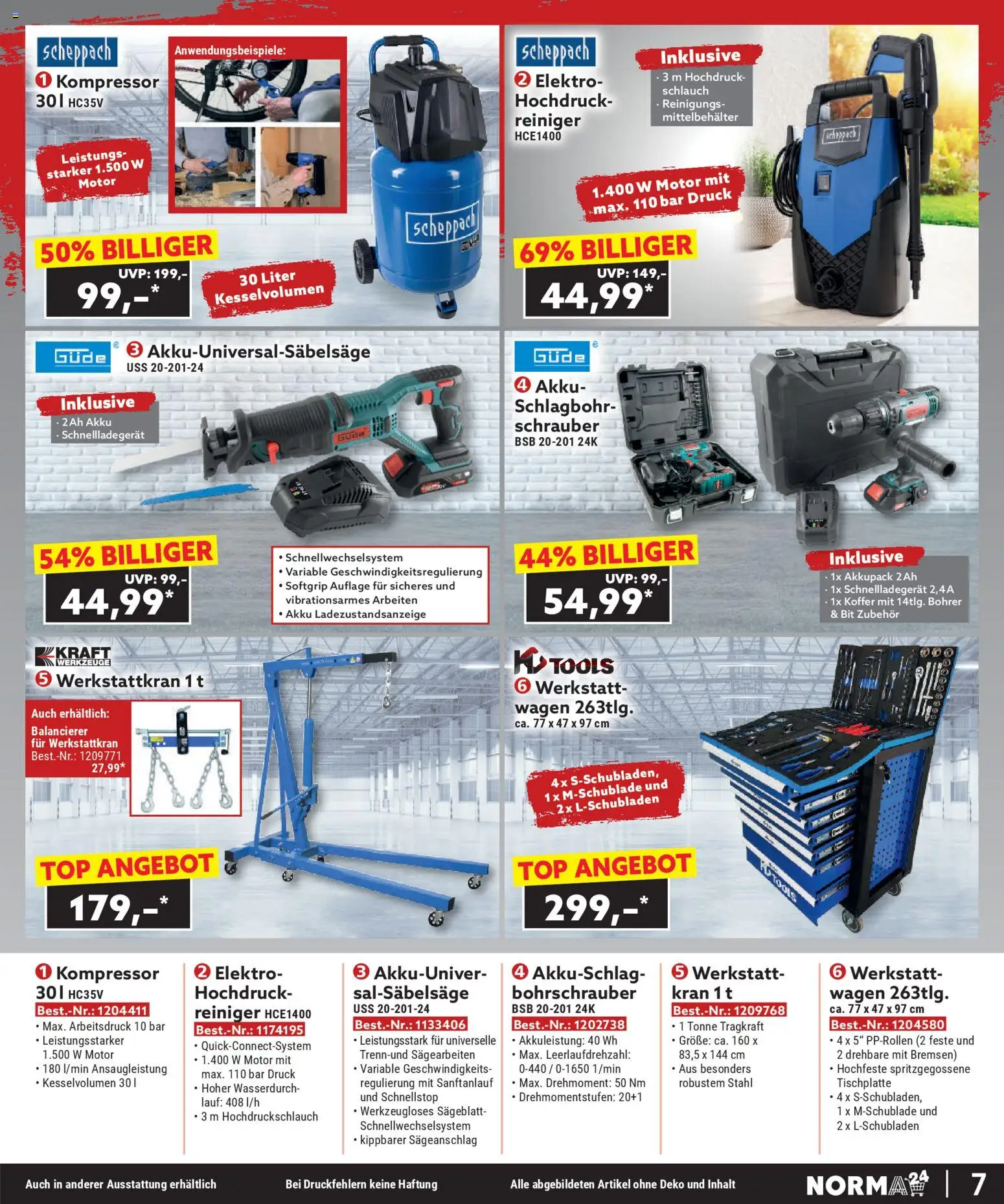 Norma Bestellmagazin gültig ab 01.12.2025 | Seite: 7 | Produkte: Koffer