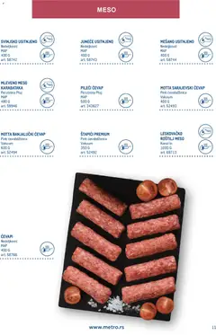 Metro Smart Chef - pregled Metro kataloga - važi od 28.11.2025 | Strana: 11 | Proizvode: Mleveno meso, Ćevap, Perutnina Ptuj, Roštilj