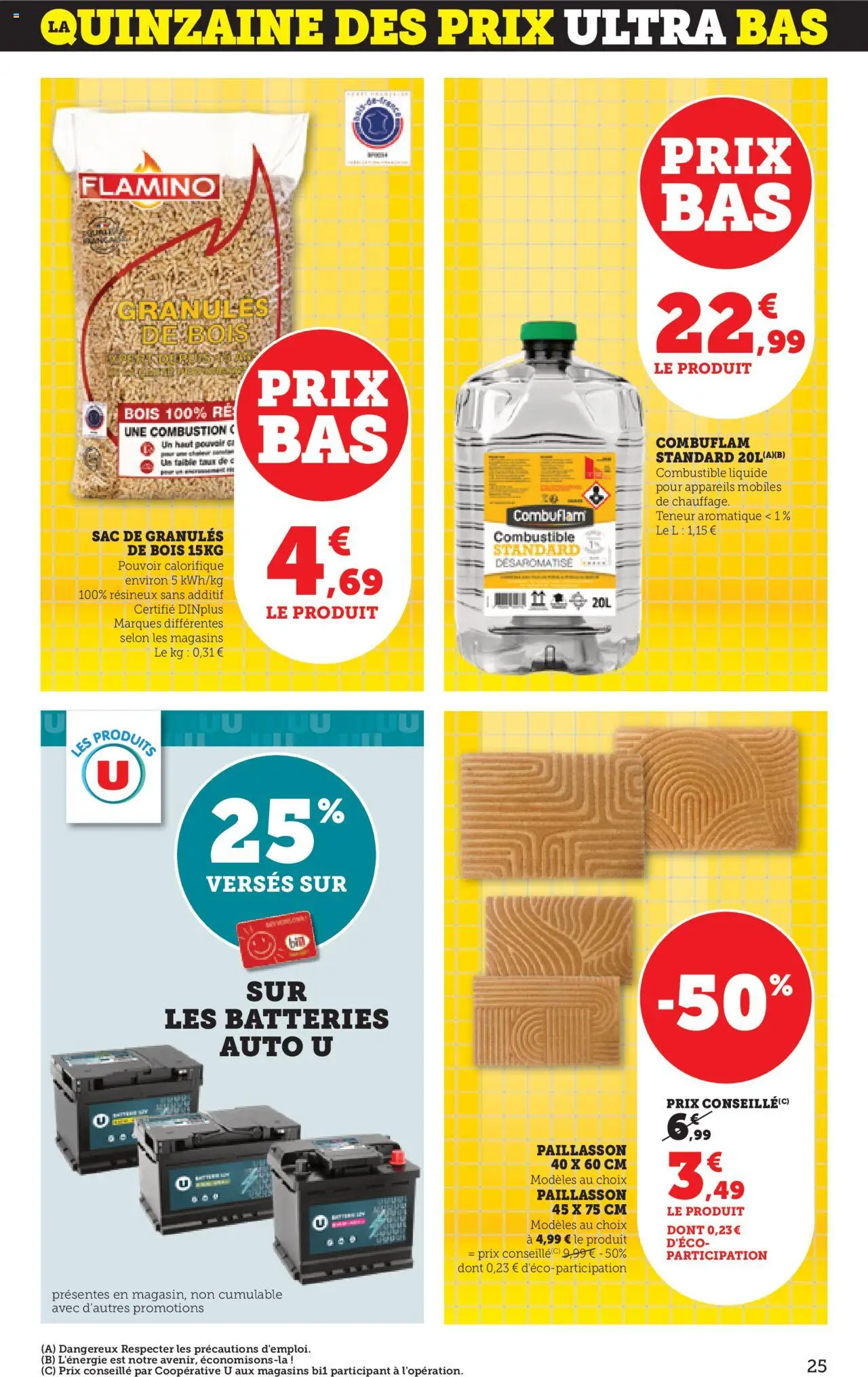  | Page: 25 | Produits: Sac, Combustible, Paillasson