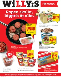 Willys - Aktuella reklamblad Willys Hemma - Förhandsvisning av reklamblad från butik Willys aktuell från 23.02.2026