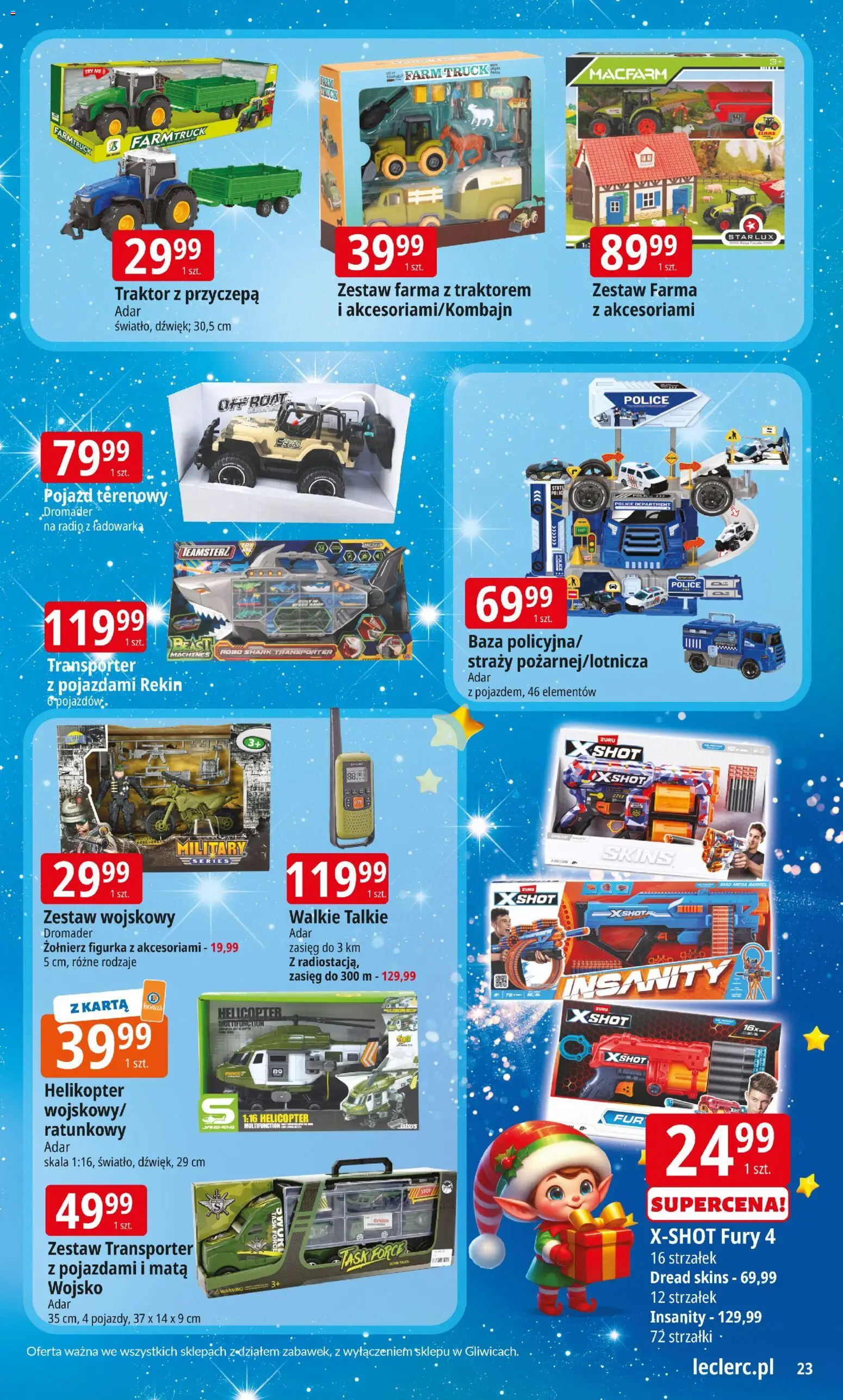 E.Leclerc Gazetka - Elbląg zabawki od 12.11.2025 | Strona: 22 | Produkty: Karta, Radio
