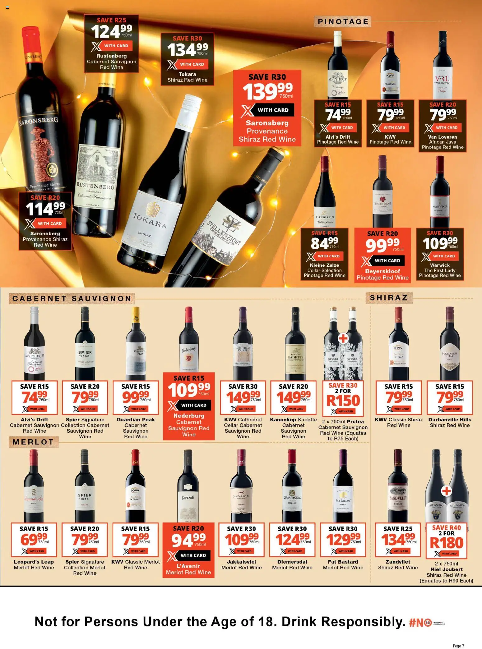 New Checkers catalogue – valid from 07.12.2025 | Page: 7 | Products: Wine