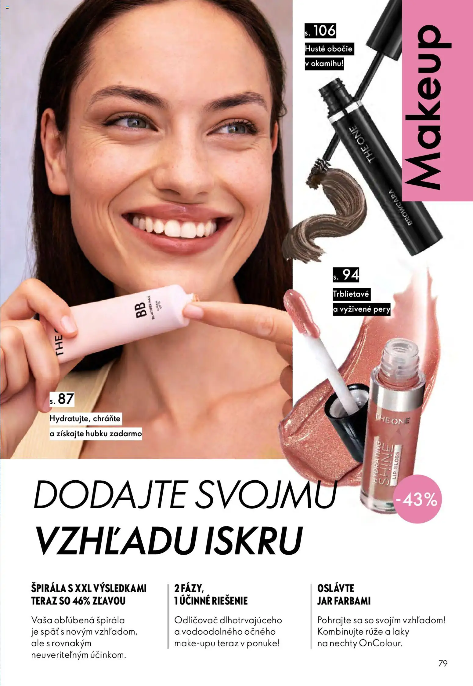 Nové Oriflame akcie – leták je platný od 25.03.2026 | Strana: 79 | Produkty: Odličovač, Ruže, Jar