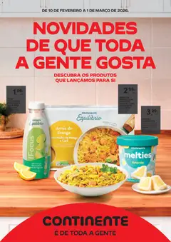 Pré-visualização Continente - Novidades de que toda a gente gosta válido de 10.02.2026