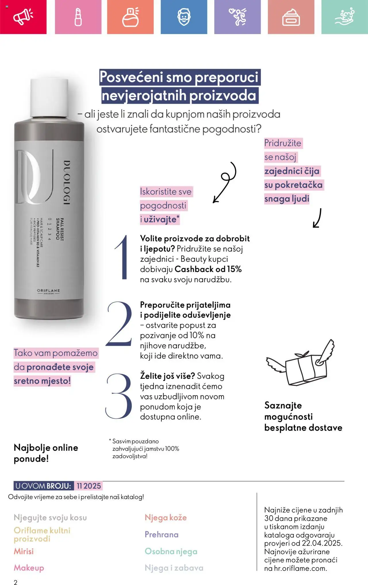 Oriflame katalog | vrijedi od 03.08.2025 | Stranica: 2