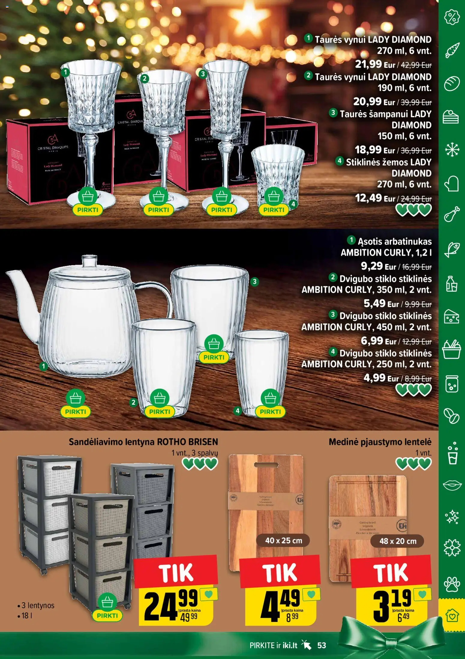 IKI akcijos nuo 10.11.2025 | Puslapis: 53 | Prekių: Lentyna