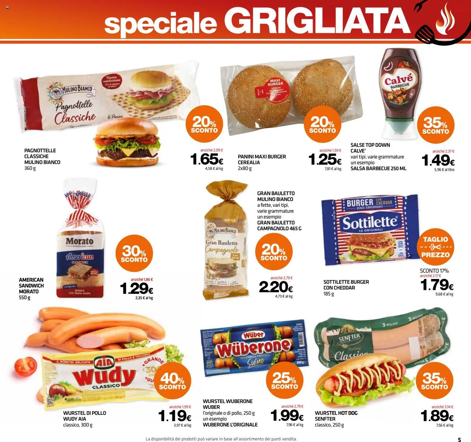 Volantino Superconti del 23.04.2026 | Pagina: 5 | Prodotti: Pollo, Salsa, Suino, Tacchino