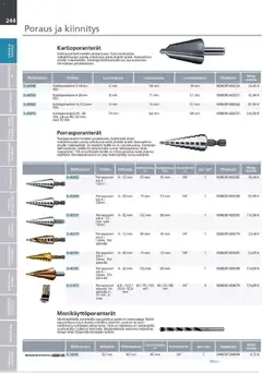 Makita-mainoslehti voimassa 24.03.2026 alkaen | Sivu: 244 | Tuotteet: Monitoimikone, Voi, Käsineet