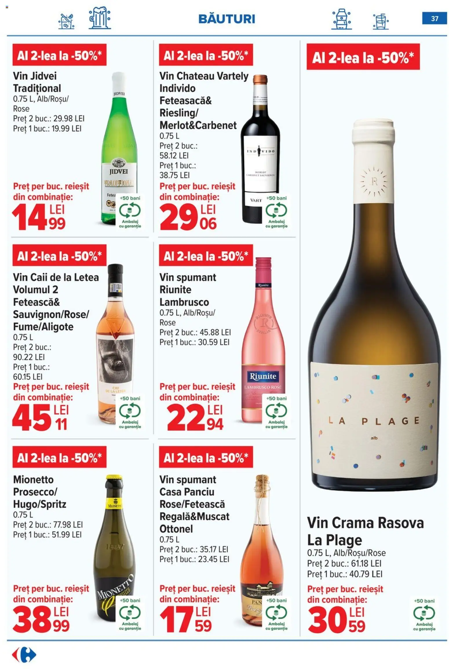Noul catalog Carrefour – valabil de la 29.04.2026 | Pagină: 38 | Produse: Vin