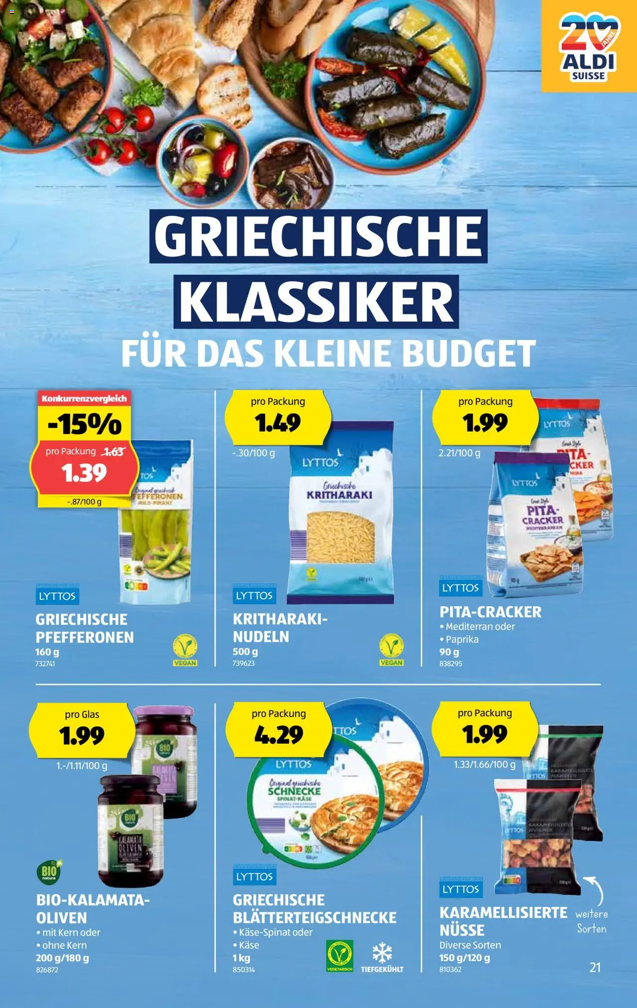 Aldi Aktionen ab 21.08.2025 | Seite: 22 | Produkte: Käse, Nudeln, Nüsse