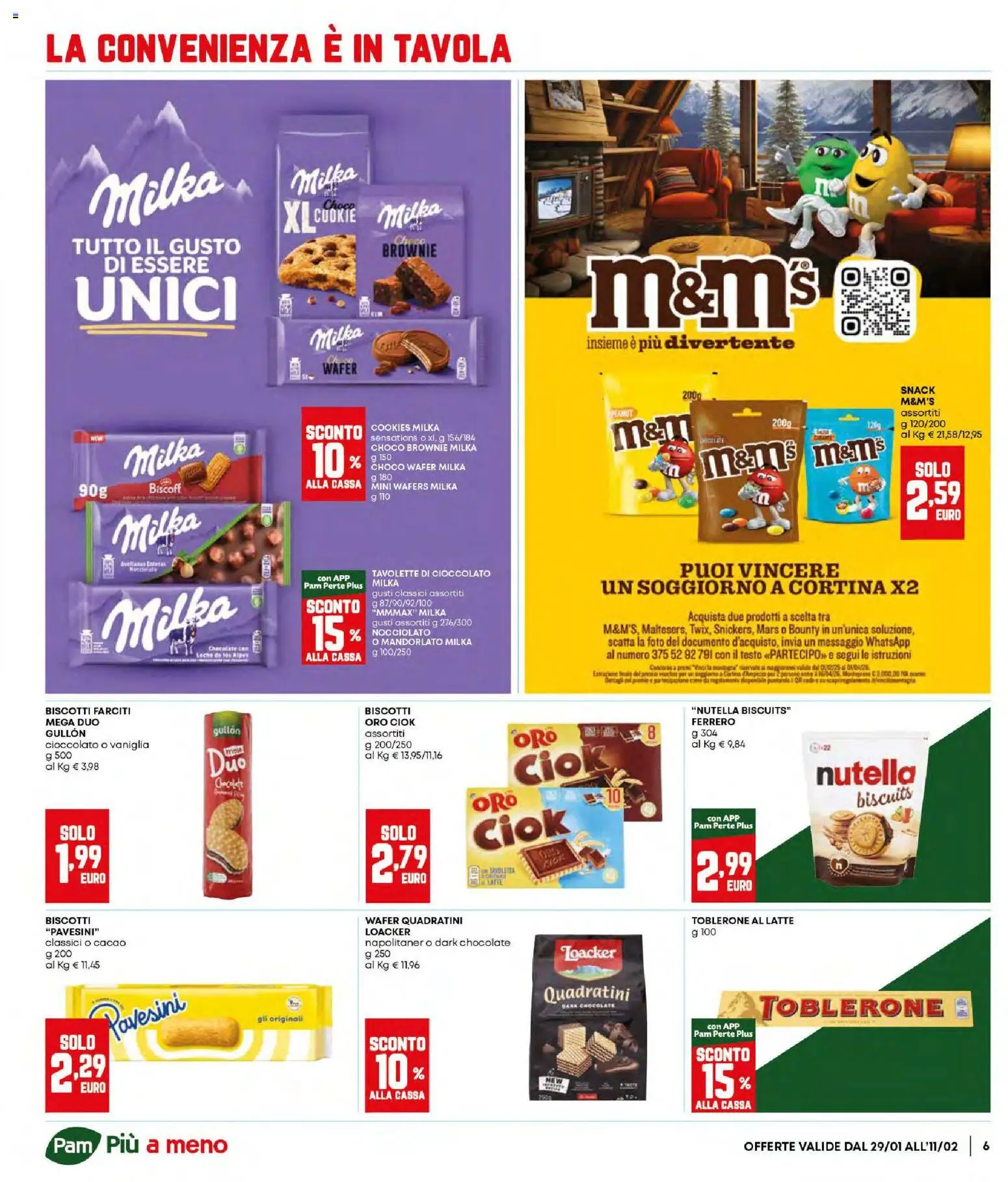 Volantino Panorama del 29.01.2026 | Pagina: 6 | Prodotti: Cioccolato, Biscotti, Nutella, Cacao