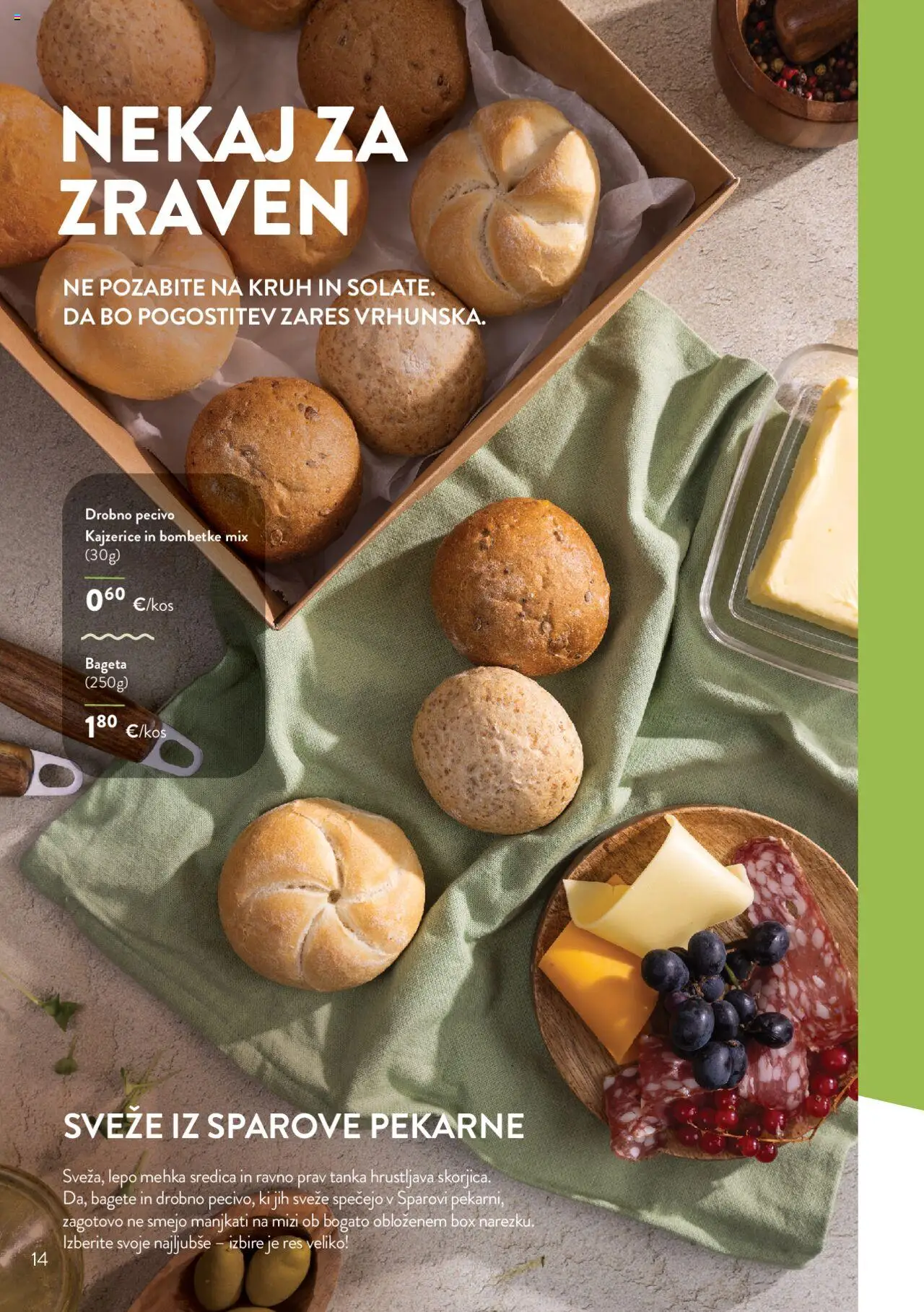 Spar katalog party box │ velja od 11.08.2025 | Stran: 14 | Izdelki: Kruh