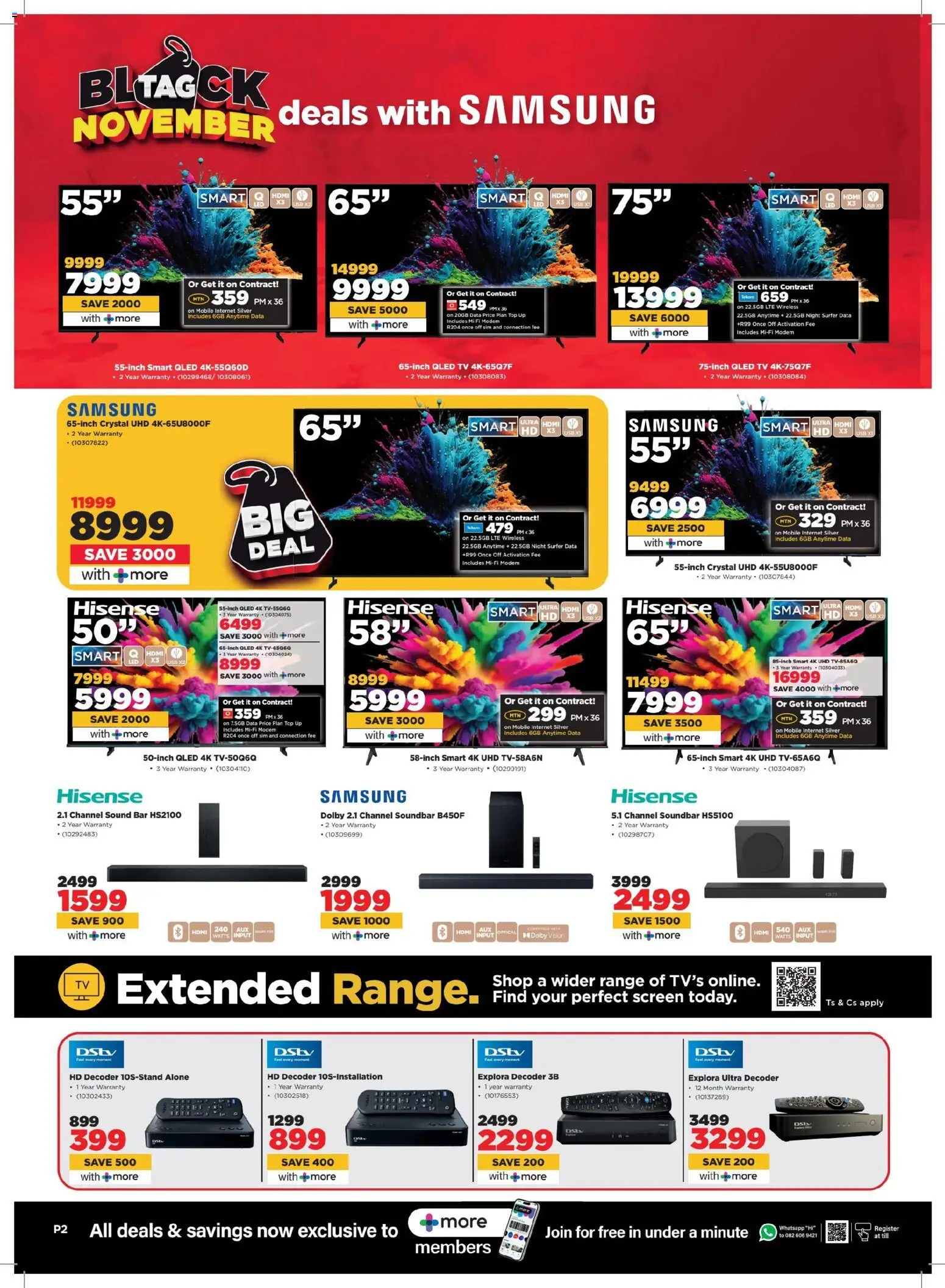 New HiFi Corp catalogue – valid from 29.10.2025 | Page: 2 | Products: Data, Sim, Decoder, TV