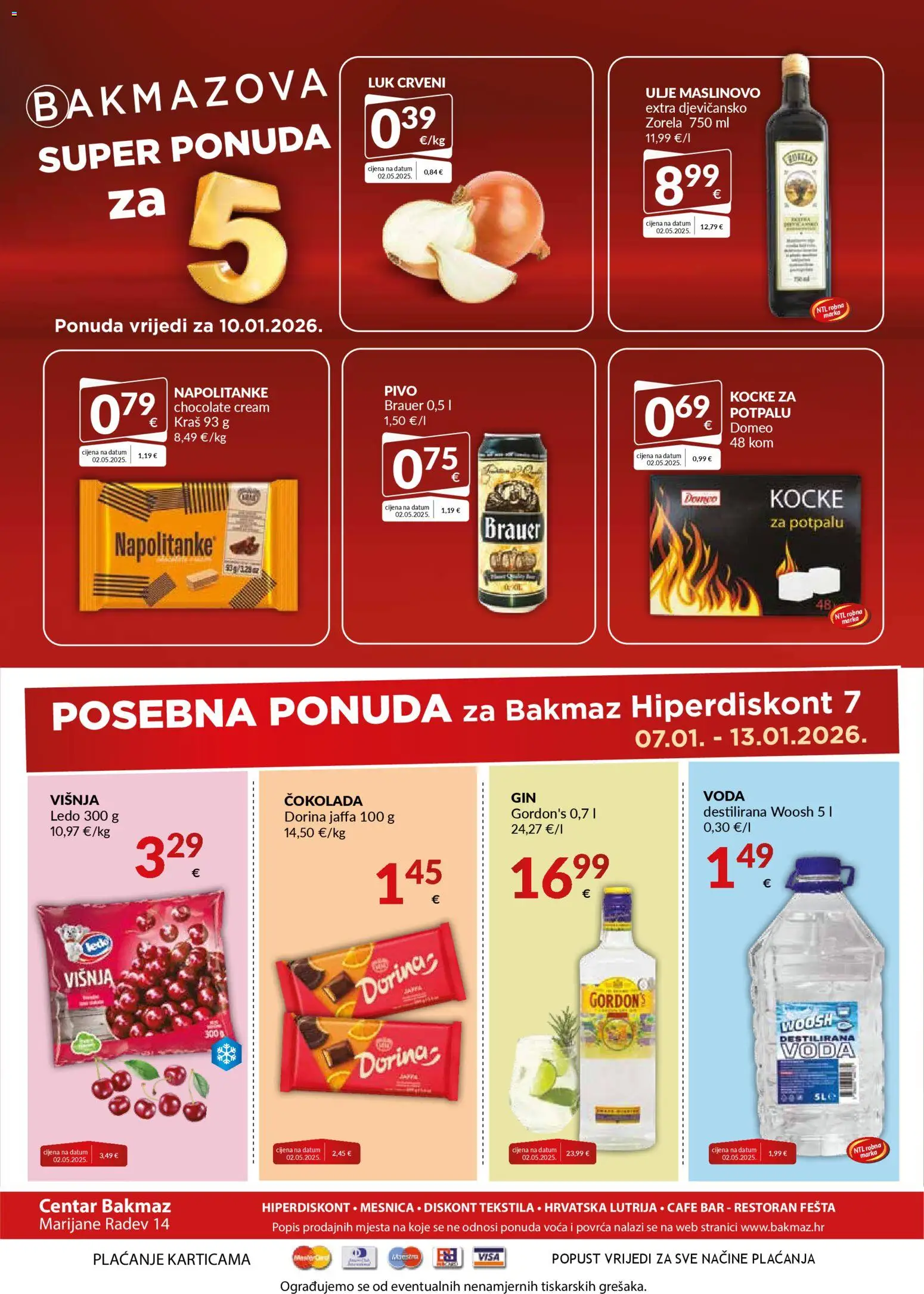 Bakmaz katalog | vrijedi od 07.01.2026 | Stranica: 8 | Proizvodi: Ulje, Pivo, Ledo, Luk