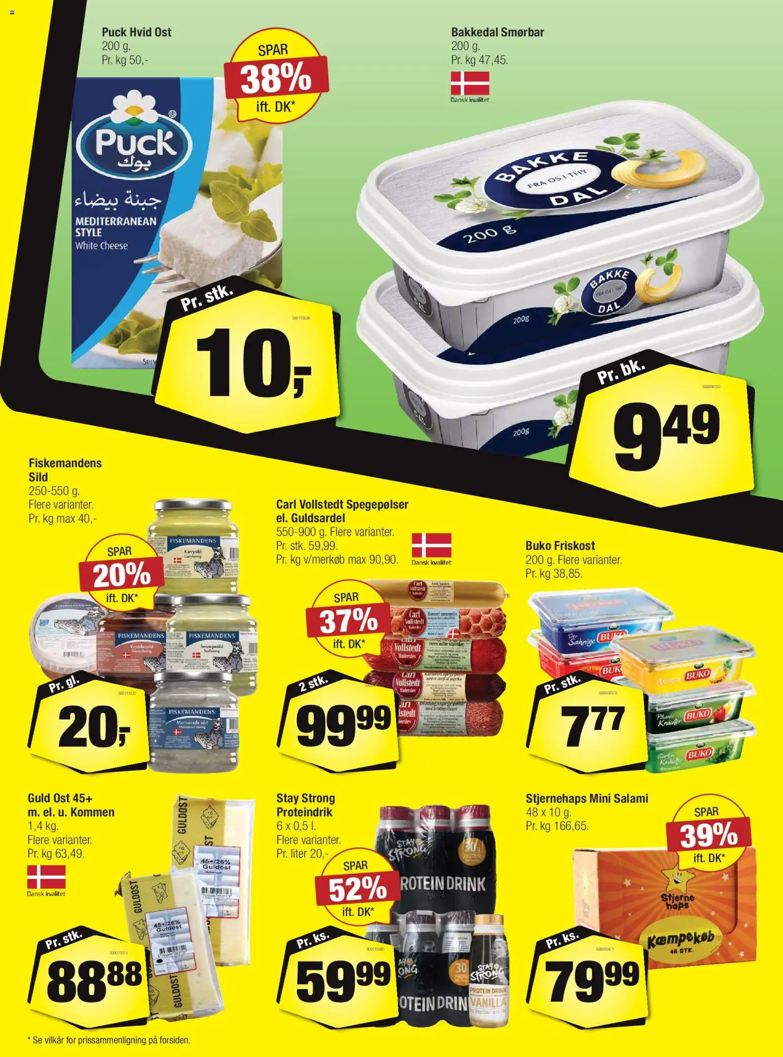 Calle tilbudsavis – gyldig fra 04.03.2026 | Side: 11 | Produkter: Ost, Salami, Vestido de festa, Sild