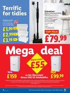 Preview of Lidl - Lidl Weekly valid from 08.01.2026 | Page: 16 | Products: Box, Floor, Storage box with lid, Vacuum cleaner