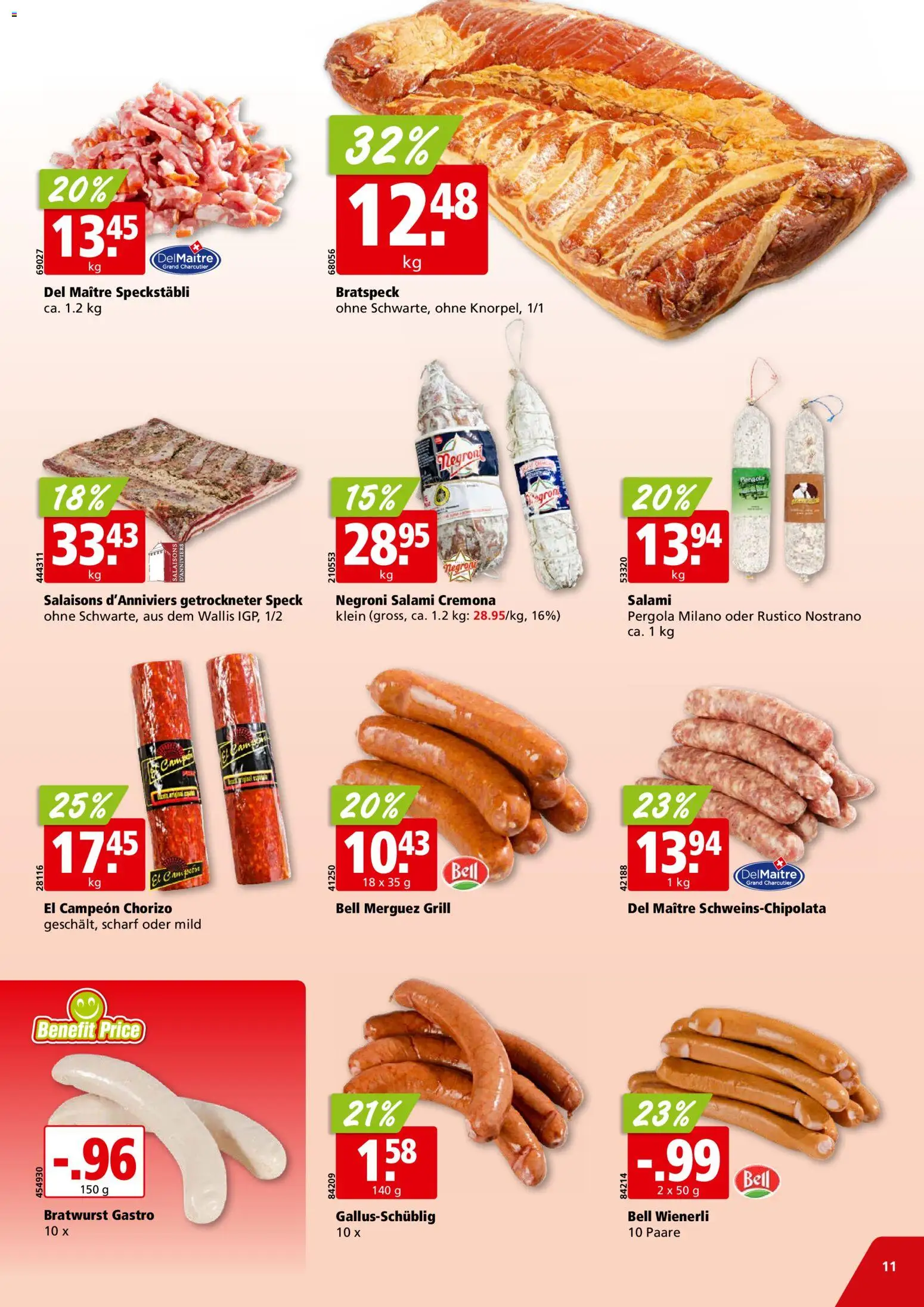 Aligro Aktionen – gültig ab 03.11.2025 | Seite: 11 | Produkte: Salami, Grill