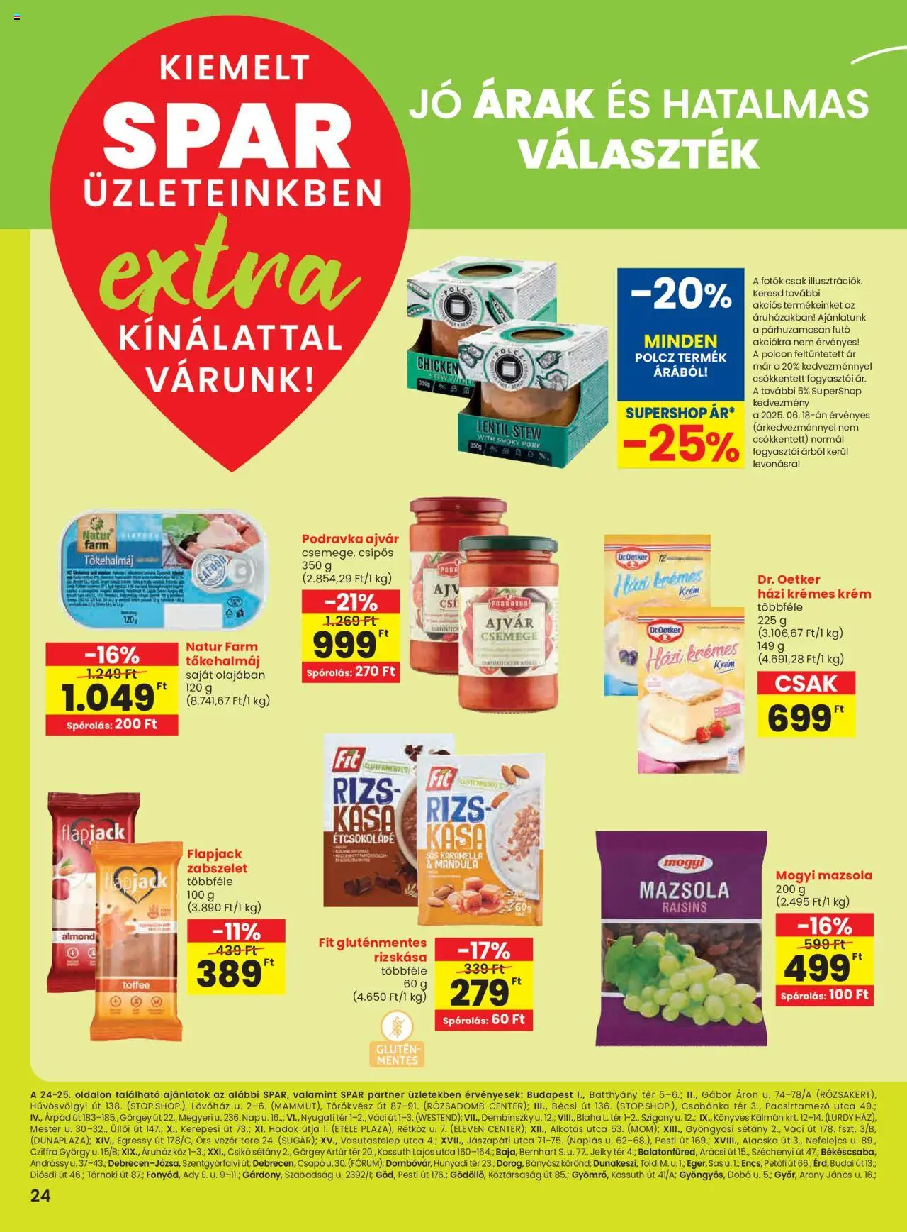 Spar akciós ujság - amely érvényes a következő dátumtól: 19.06.2025 | Oldal: 5 | Termékek: Tőkehalmáj, Étcsokoládé, Gluténmentes, Mazsola