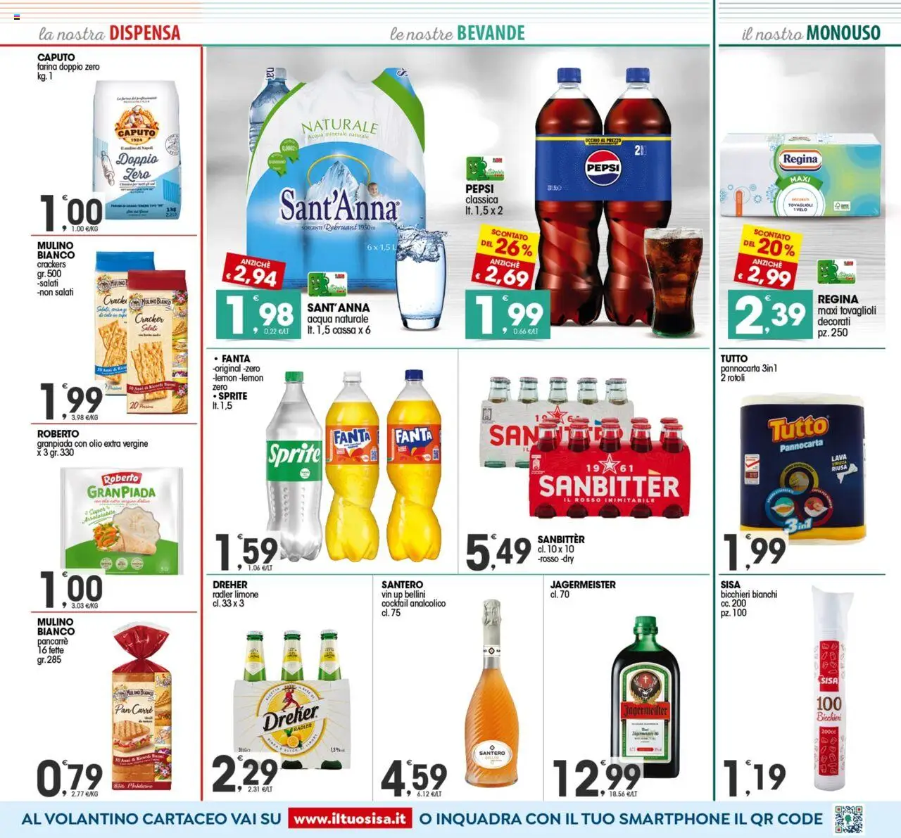 Volantino SISA del 12.09.2025 | Pagina: 7 | Prodotti: Acqua, Acqua naturale, Olio extra vergine, Acqua minerale